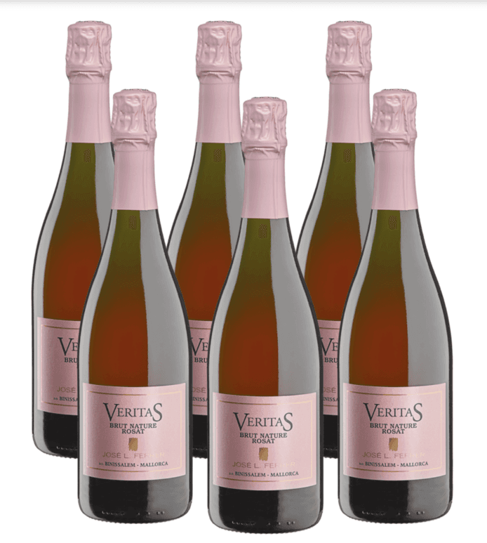Bild von 6 Flaschen Veritas Brut Nature Rosat
