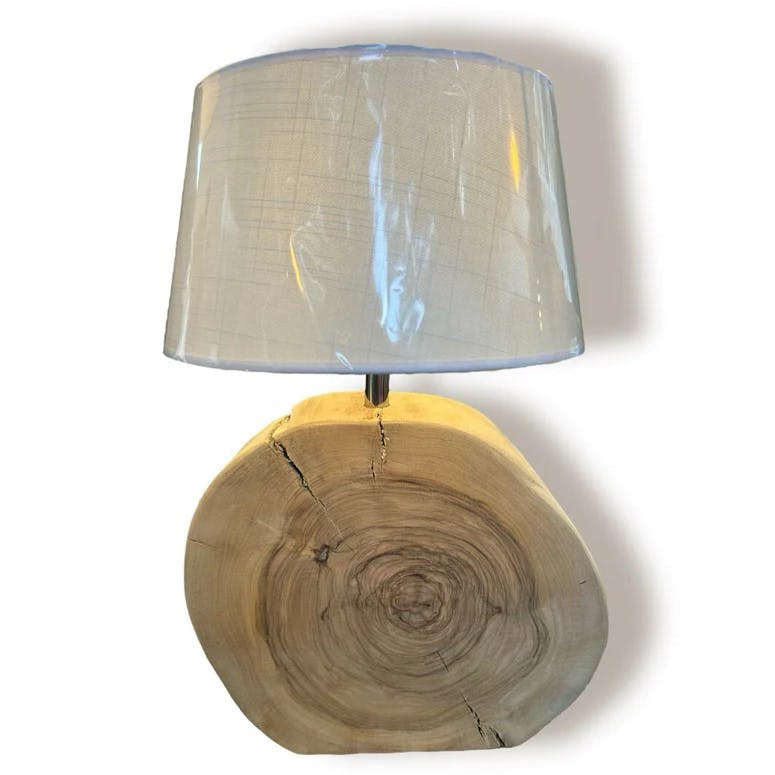 Imagen con el detalle de Lámpara de mesa Cuore Olivo de Cocó Wood Art