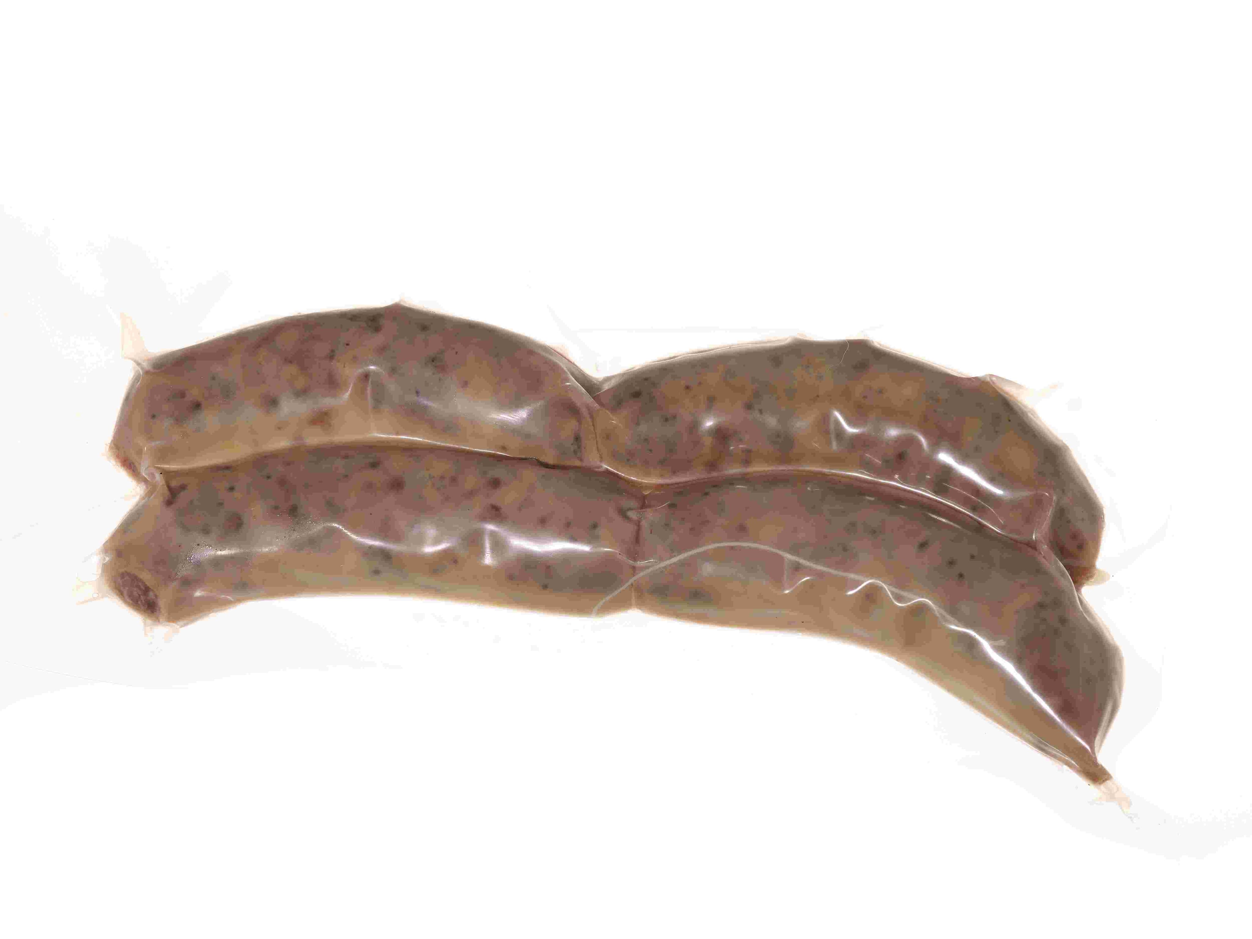 Botifarrón CRISOL en formato 4 unidades (300 g aprox.), embutido tradicional elaborado con carne de cerdo y especias, envasado al vacío.