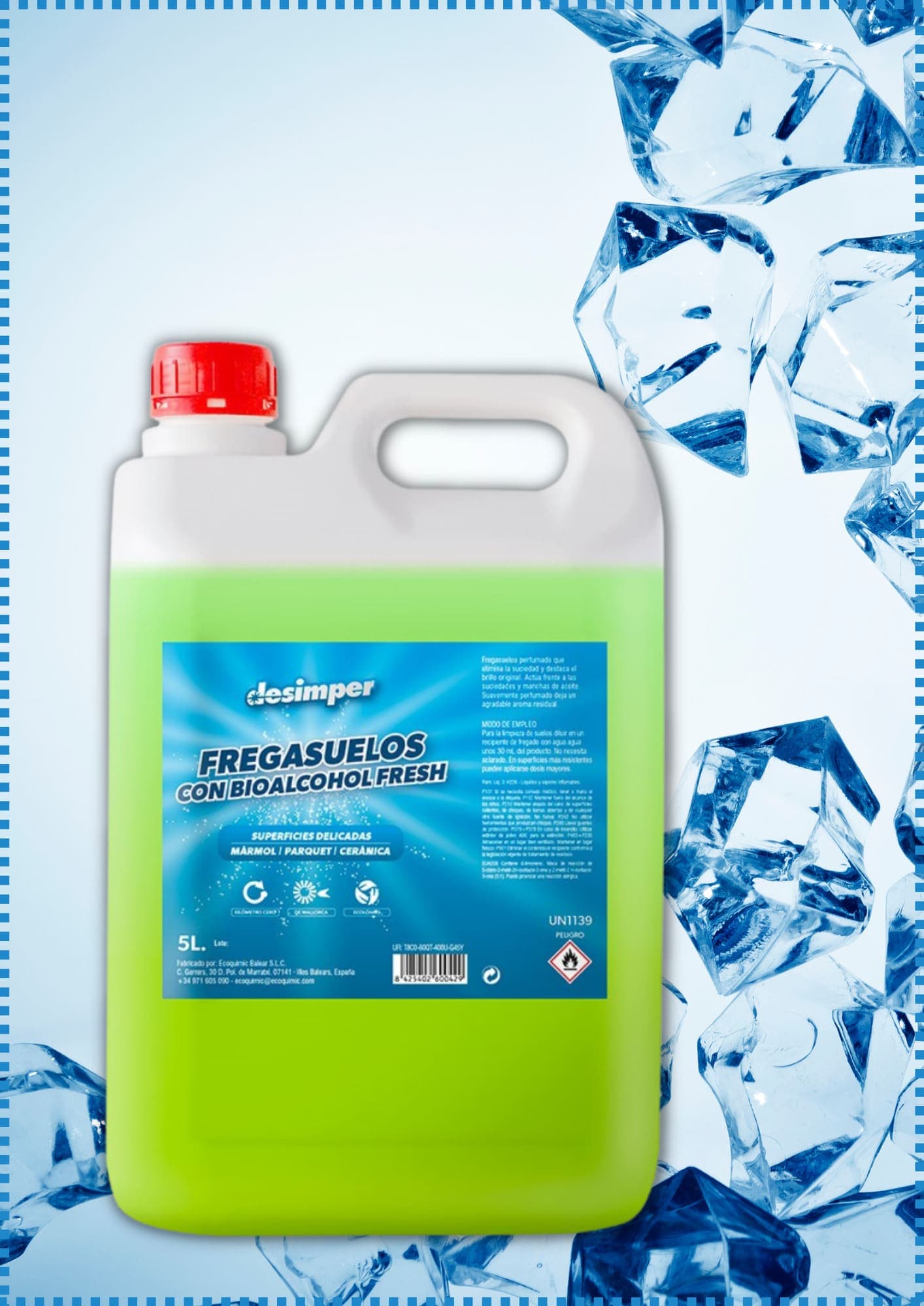 Producte líquid, netejador de superfícies fins i tot les que estan encerades. No ataca ni matisa aquestes superfícies, destacant la seva brillantor original