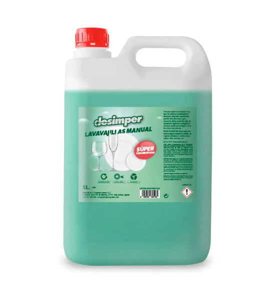 Lavavajillas para lavar a mano. Tiene una gran duración porque está muy concentrado.