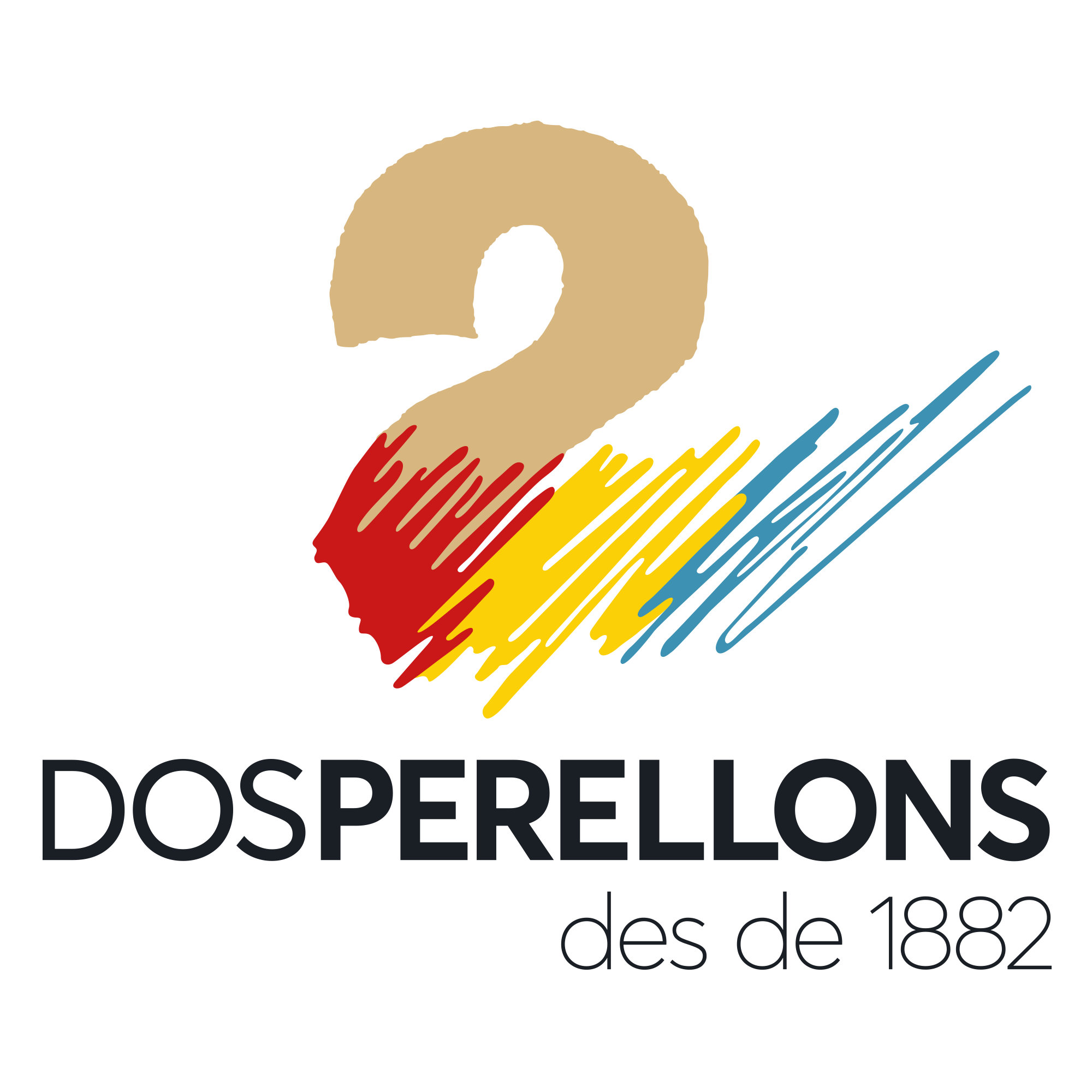 Logotipo Dos Perellons-fábrica licores de Mallorca