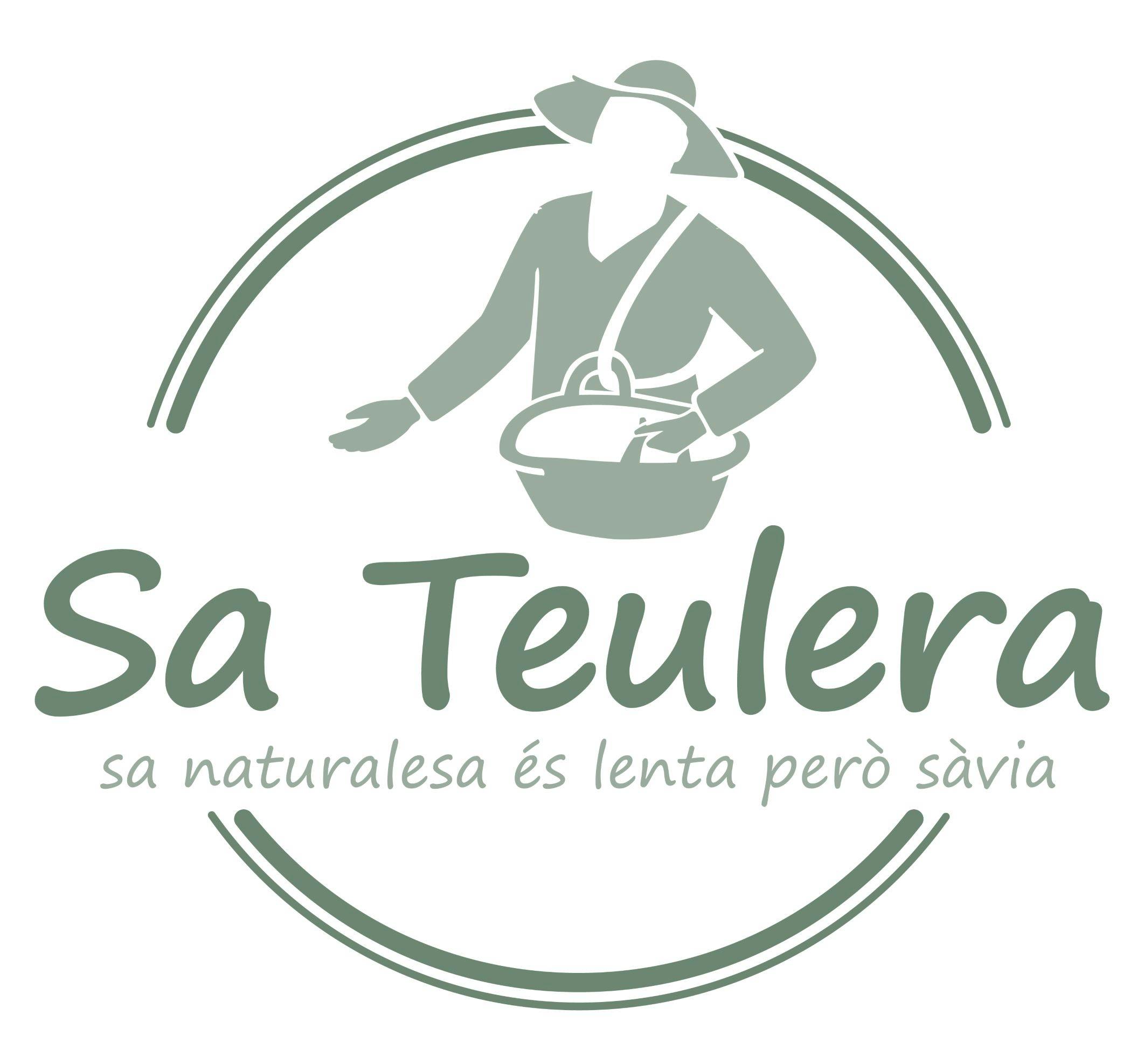 Logo con eslogan de Sa Teulera.