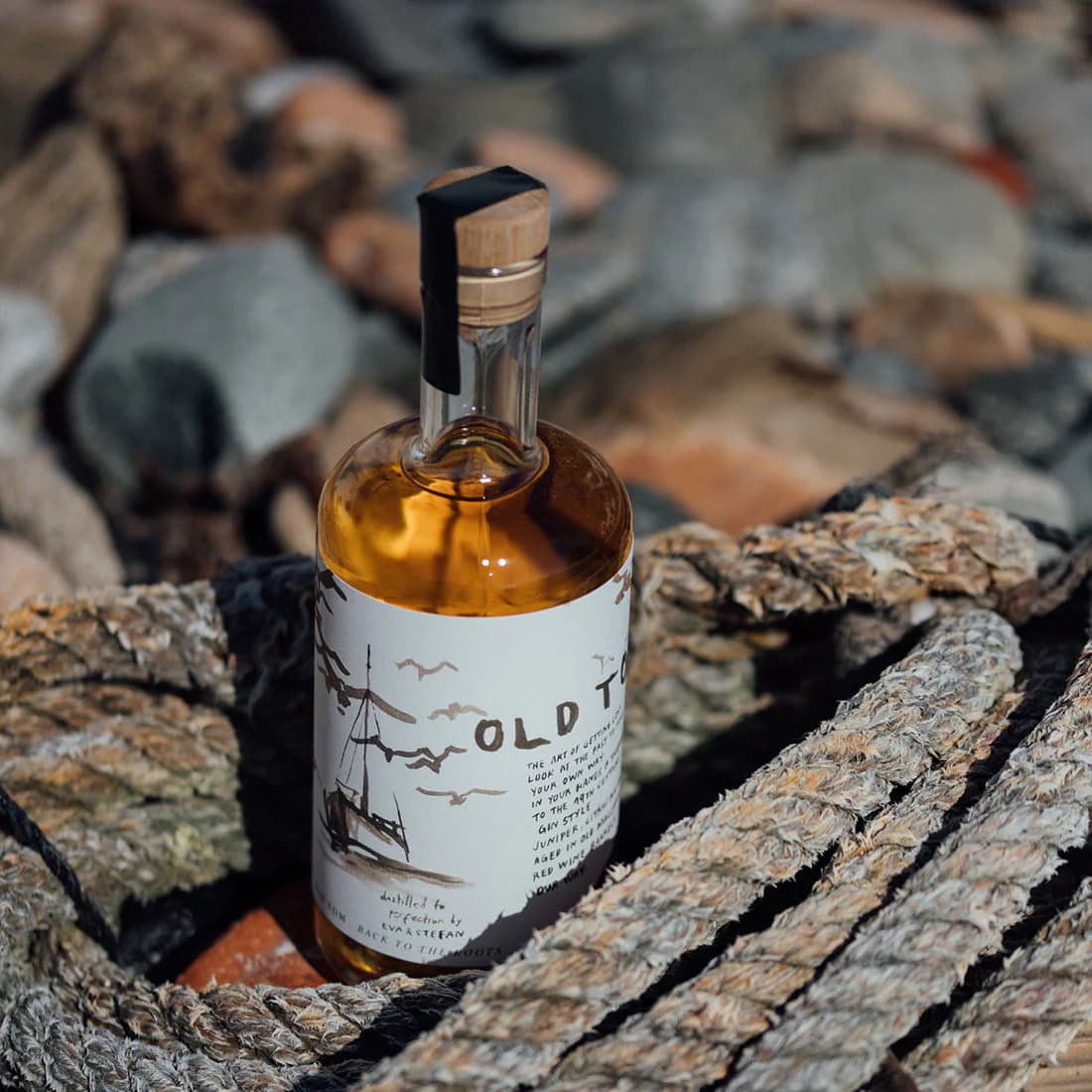 Imatge de Gin Eva "Old Tom" Mallorca Gin 0,7 L - amb corda de vaixell
