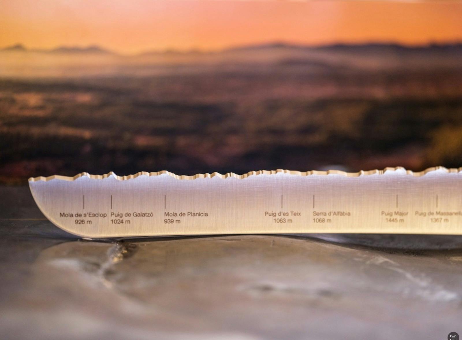 SERRA PanoramaKnife - Ganivet amb perfil retallat Serra Tramuntana