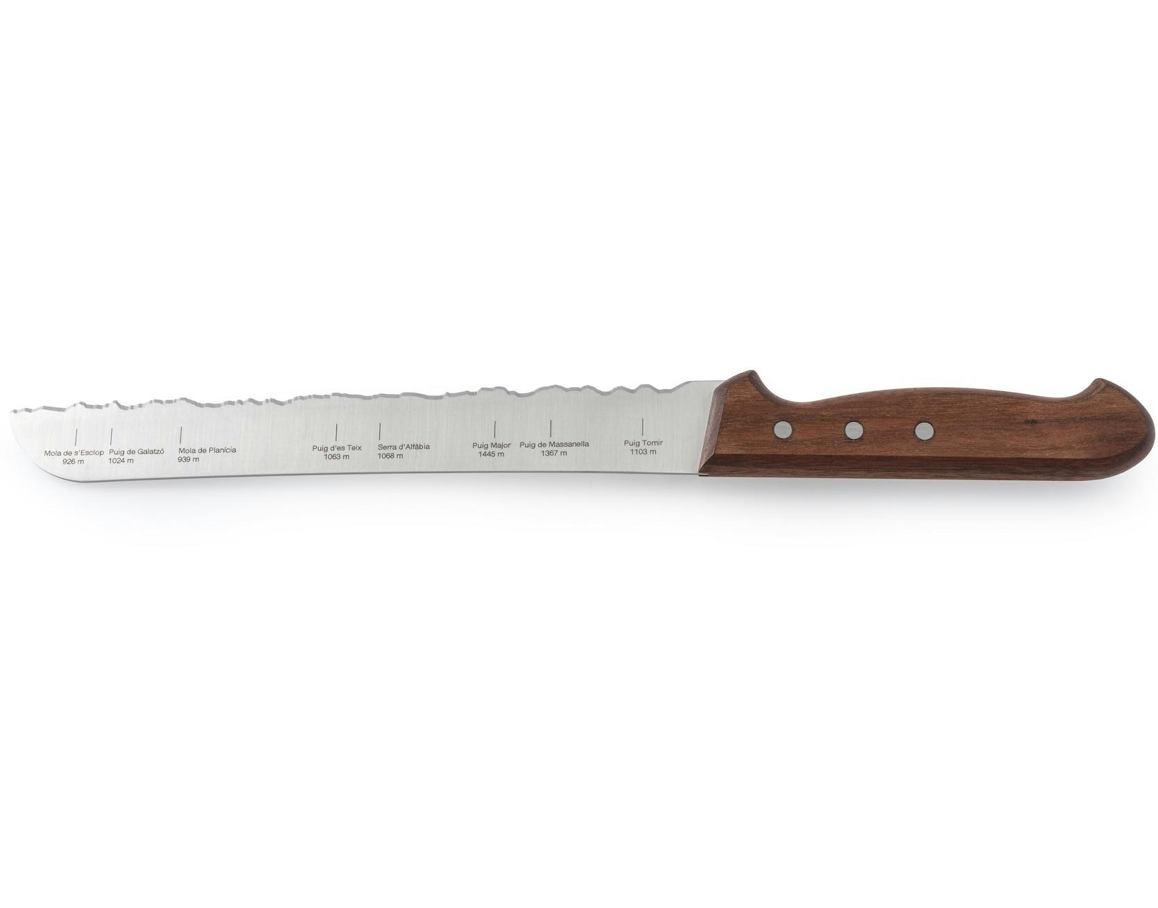 Messer mit Serra Tramuntana Profil