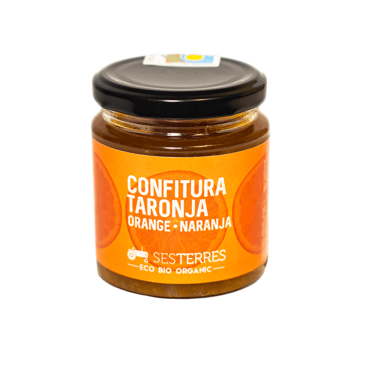 Organic orange jam Ses Terres. Format 250 grams