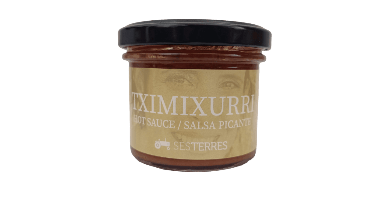 Organic spicy sauce Tximixuri. Format 100 grams