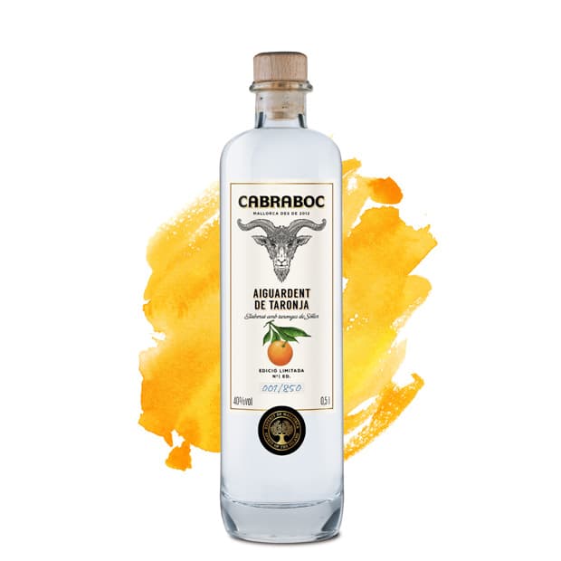 Botella de Cabraboc Aiguardent de Taronja