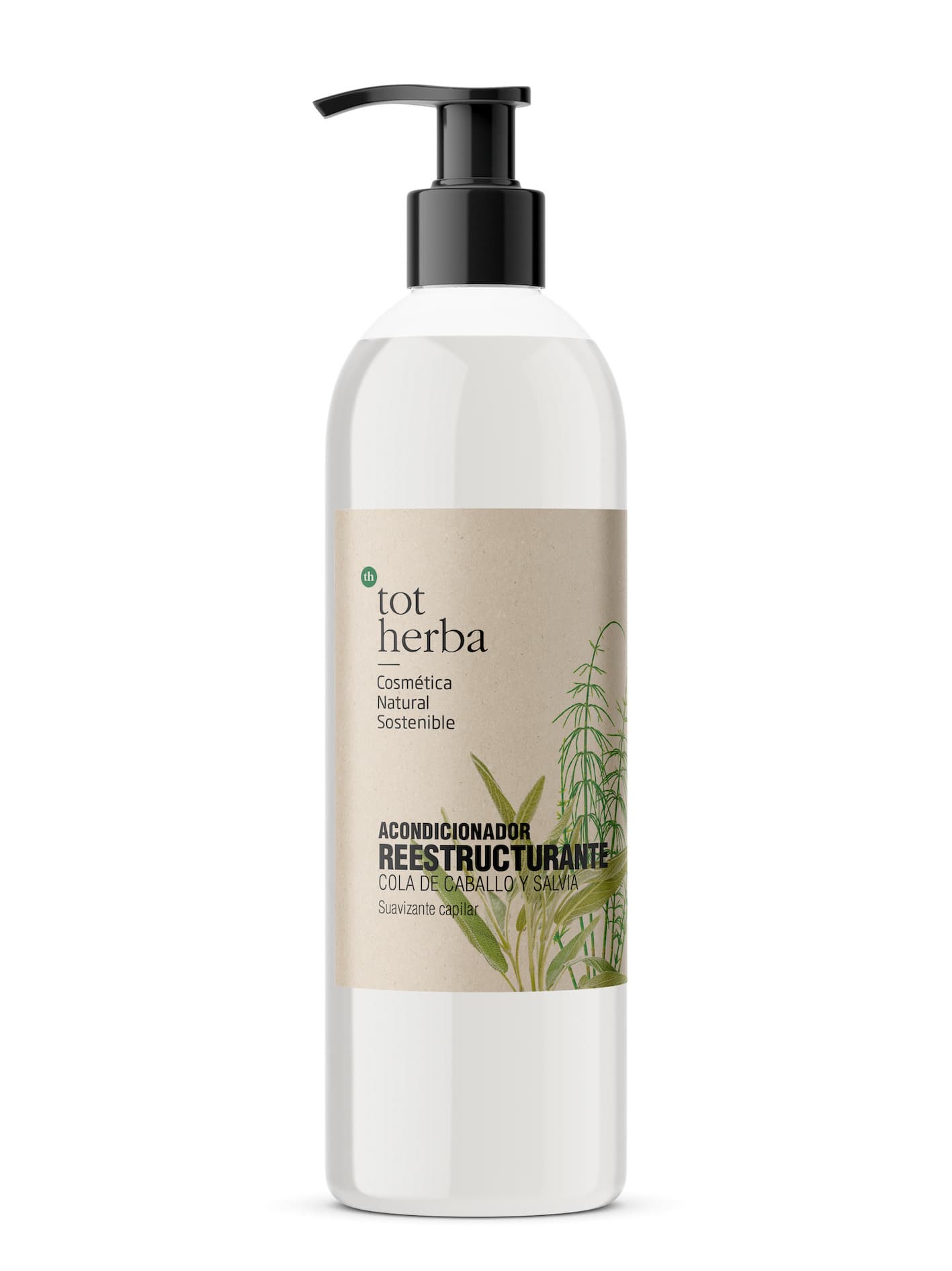 Acondicionador reestructurante de cola de caballo y salvia 500ml