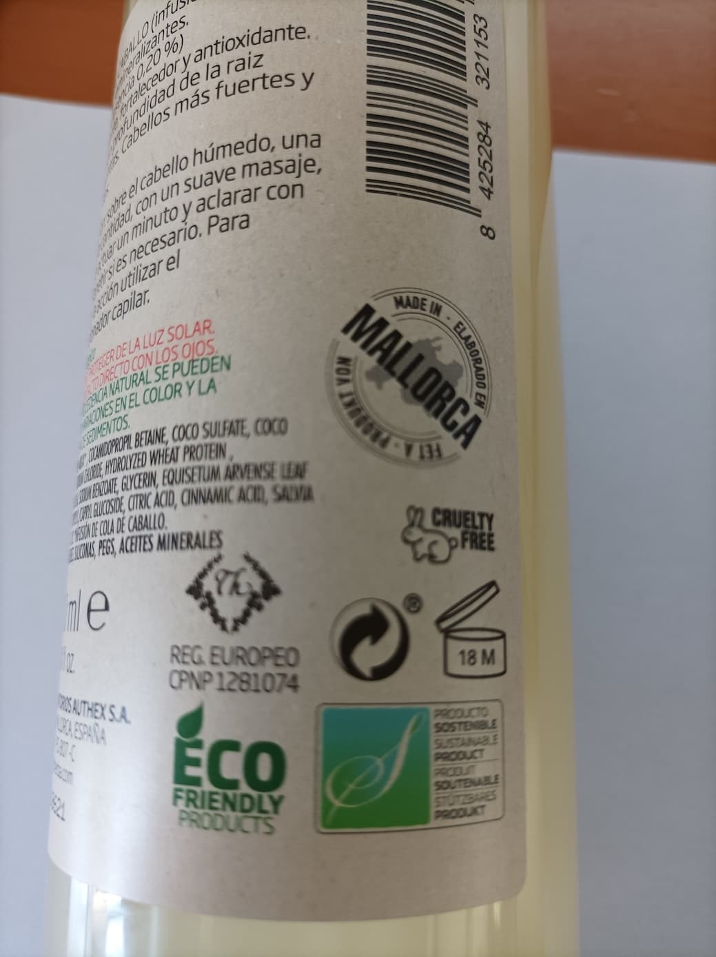 Imatge de detall Champú cua cavall i salvia 500ml