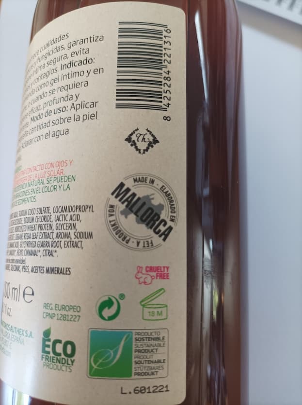 Enlarged Label Image Walnut Shower Gel 1000ml
