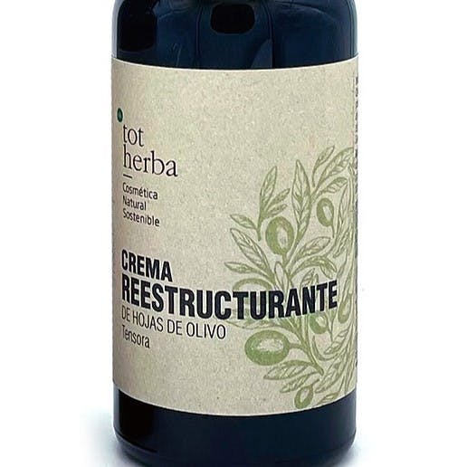 Image Label Olivenblatt Restrukturierende Creme 90 ml Tot Herba