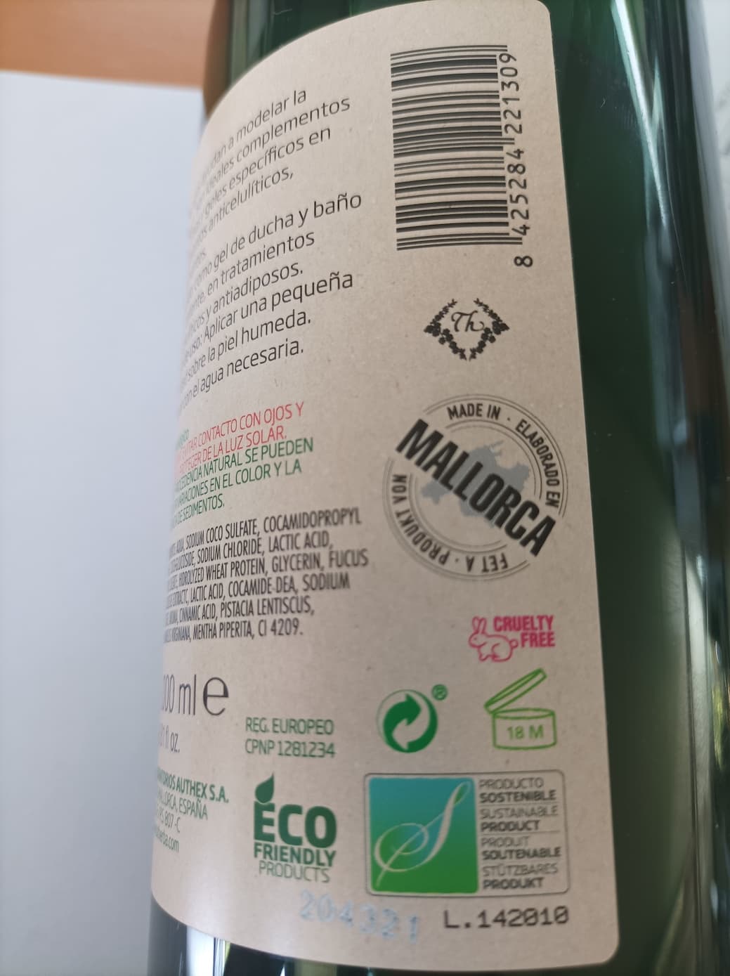 Imatge d'Etiqueta Gel modelador d'algues 1000ml