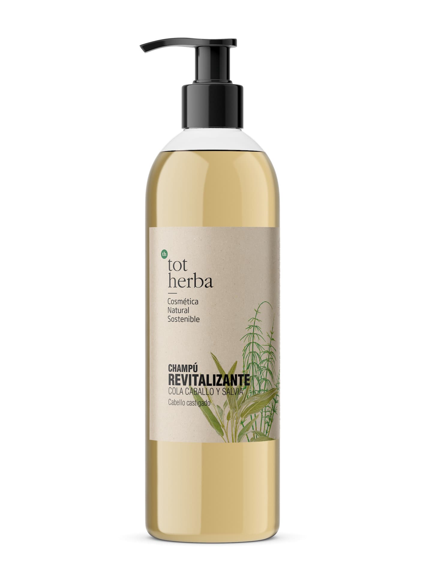 Champú revitalizante de cola de caballo y salvia 500ml