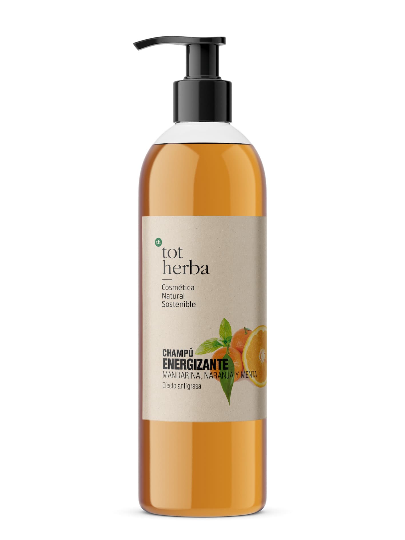 Energizing tangerine orange and mint shampoo 500ml